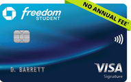 Chase Freedom&reg; Student credit card